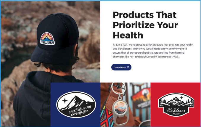 The Generation Most Involved In Digital Marketing Now Prefers Sustainable Brands. This Company'S Website Shares Their Care For The Health Of Their Customers And The Planet And How Their Product Proves That.
